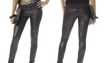 Lesklé legíny Mango vs. Zara