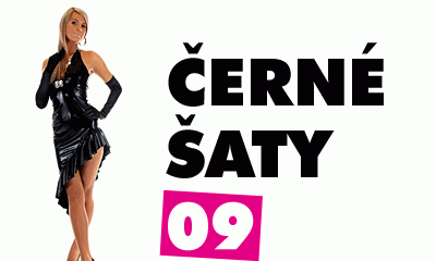 Svůdné černé šaty třeba na ples