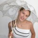 Originální svatební doplňky / Svatební deštník a vějíř pro nevěstu