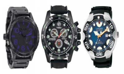 Sportovní hodinky: Nixon, Tissot, Citizen a Timex
