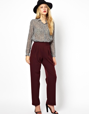 vínové kalhoty, asos.com