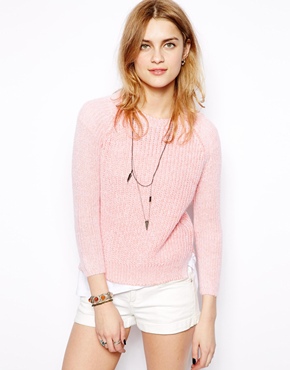 růžový svetřík, asos.com