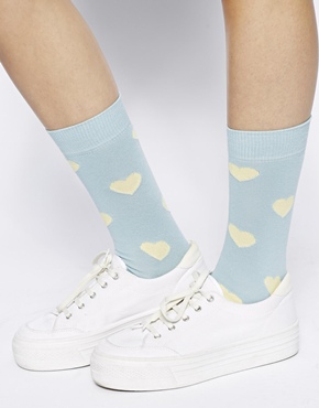 světle modré ponožky, asos.cm