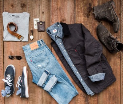 Jarní džínová Levi&#039;s romance z Laurel Canyonu