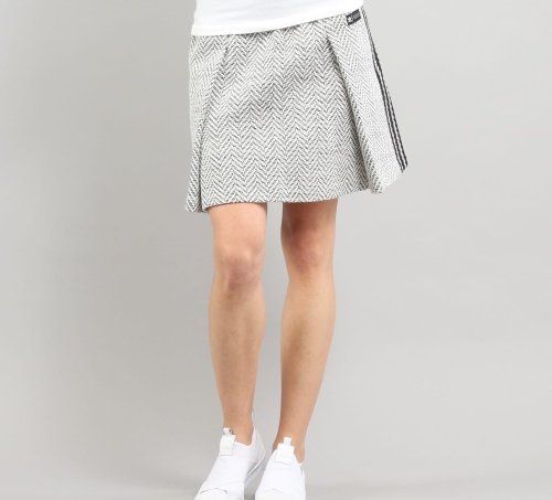 adidas Skirt bíločerná