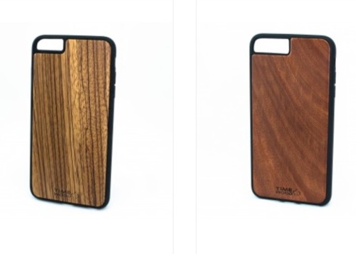 dřevěné kryty na smartphone