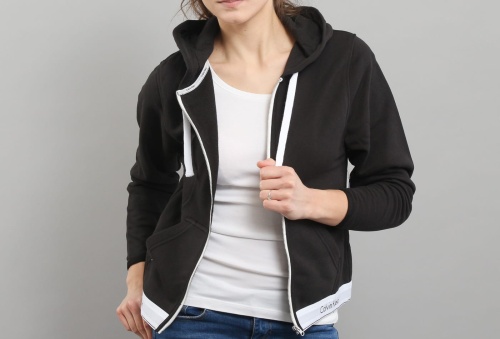 Calvin Klein Top Hoodie Full Zip C/O