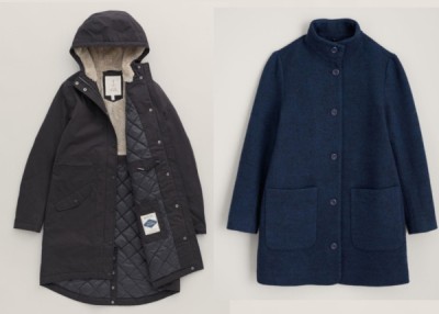 Nej kabáty z udržitelných materiálů v Green butik